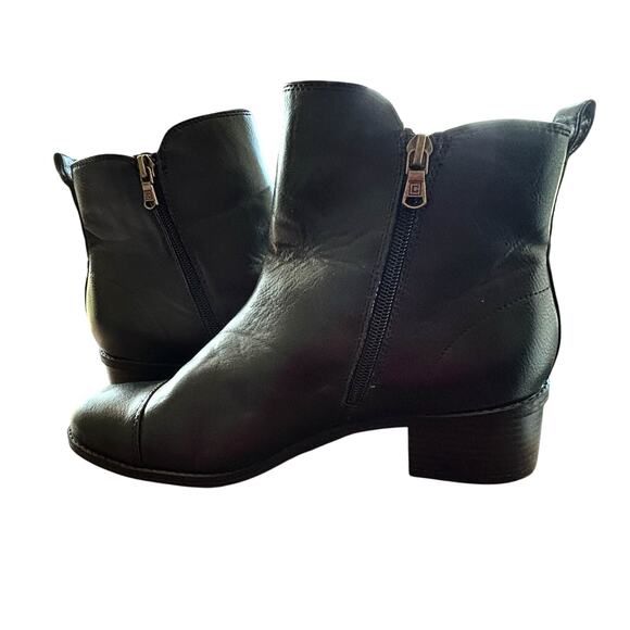 Chaps Page Women’s Booties Sz 9.5B Black NWOT 1” Heel Work Casual Going Out - Picture 4 of 8